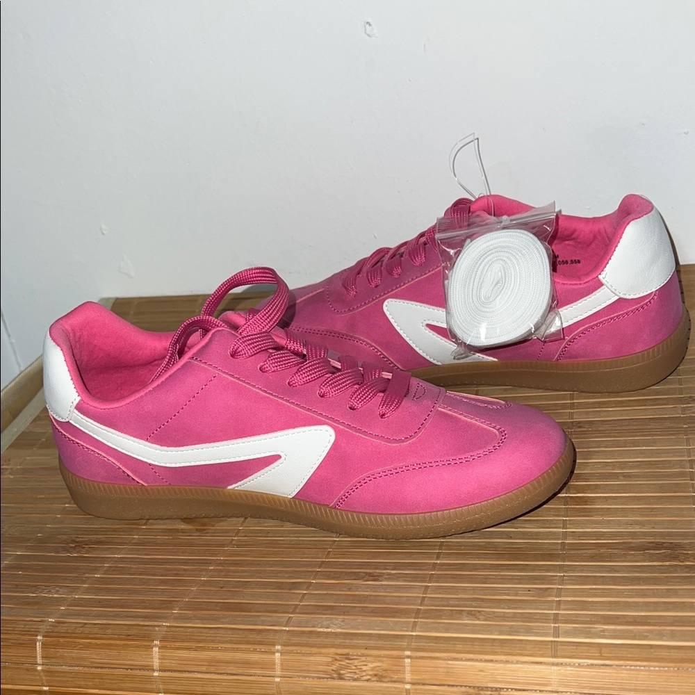 Dolce Vita Fuchsia and White Sneakers